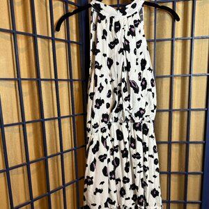 BTFBM Black & White Print Sleeveless Maxi Dress | Size M